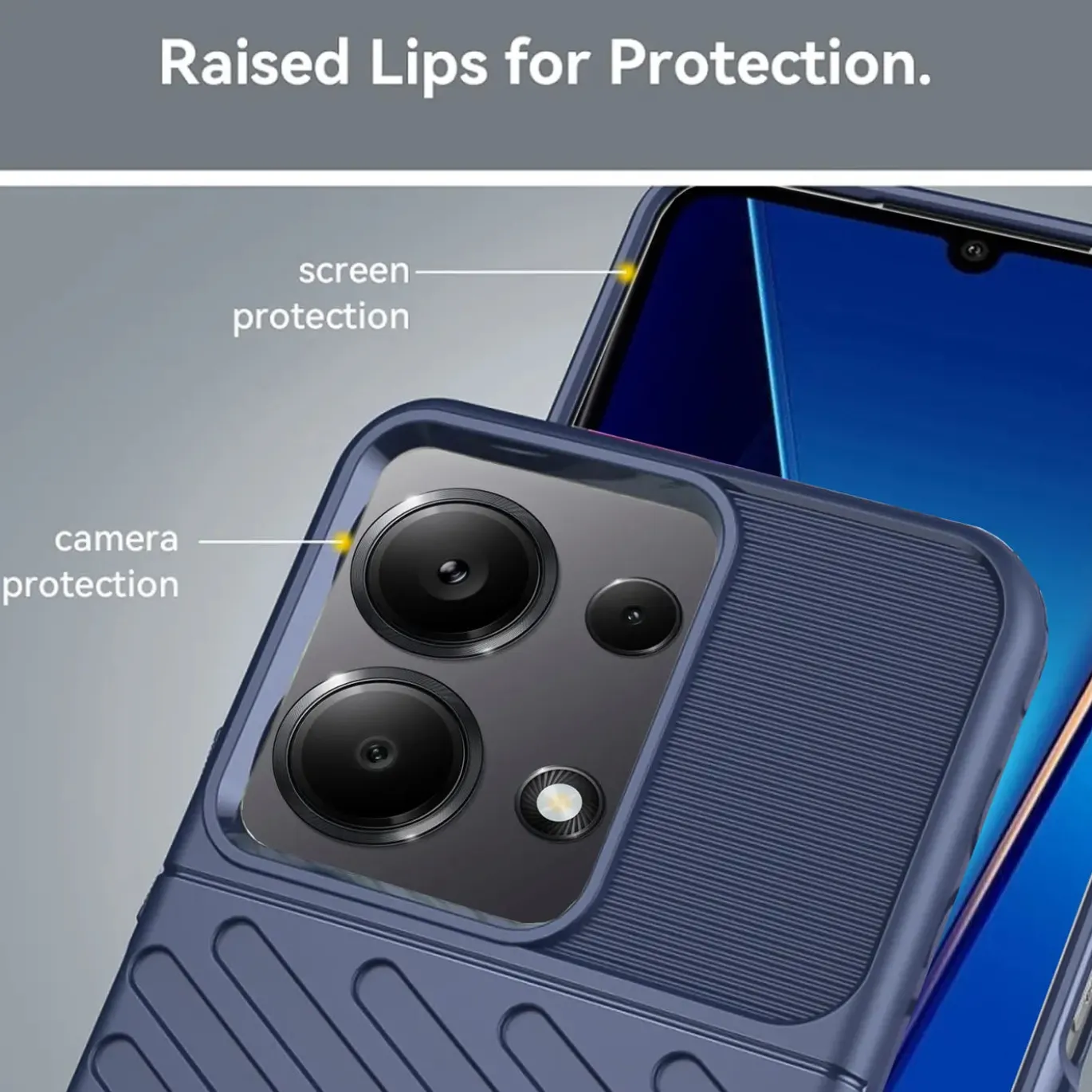 Xiaomi Redmi Note 13 Pro 4G - Elegante Hülle stoßfest & stylisch