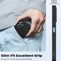Xiaomi Redmi Note 12 Pro 5G - Slim Silikon Backcover Schwarz