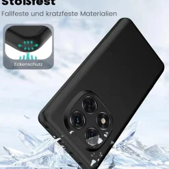 Xiaomi Redmi Note 14 Pro 5G - Slim Silikon Backcover Schwarz