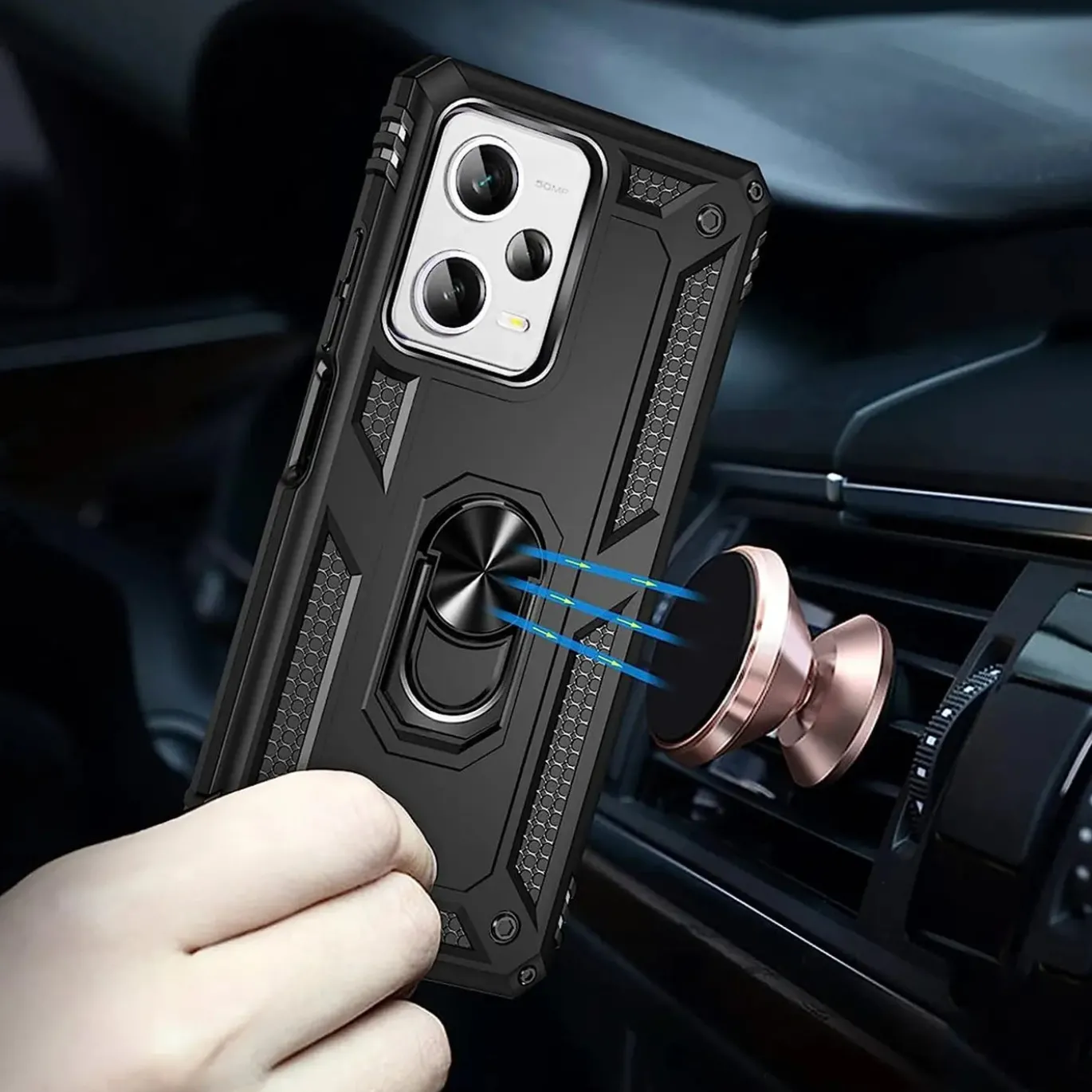 Xiaomi Redmi Note 12 Pro 5G - Outdoor Hardcase mit Ringhalter
