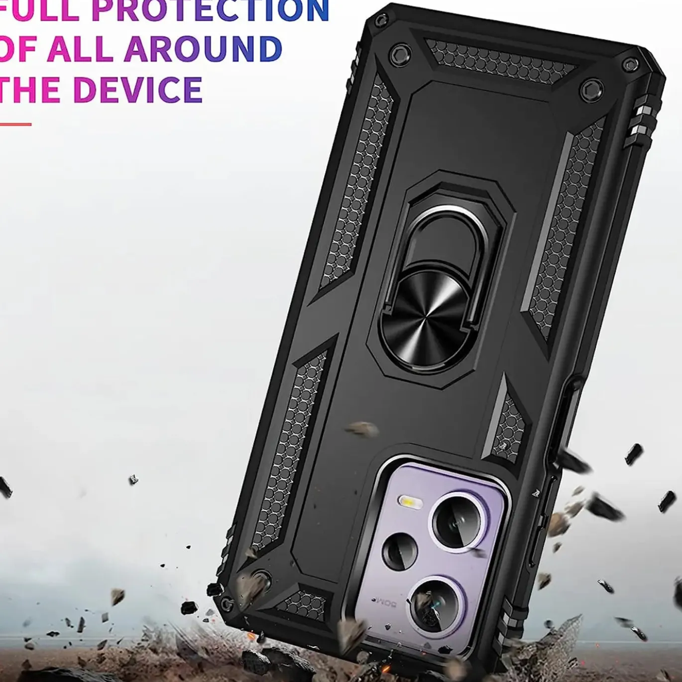 Xiaomi Redmi Note 12 Pro 5G - Outdoor Hardcase mit Ringhalter
