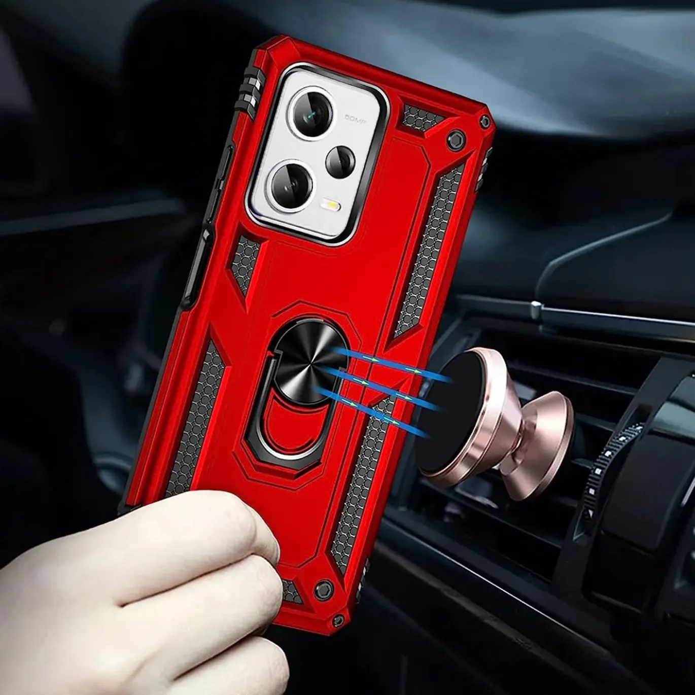Xiaomi Redmi Note 12 Pro 5G - Outdoor Hardcase mit Ringhalter