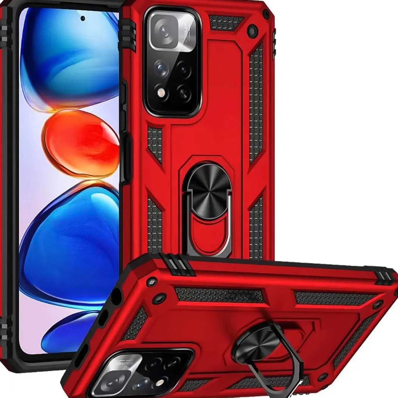 Xiaomi Redmi Note 11 Pro+ 5G - Outdoor Hardcase mit Ringhalter