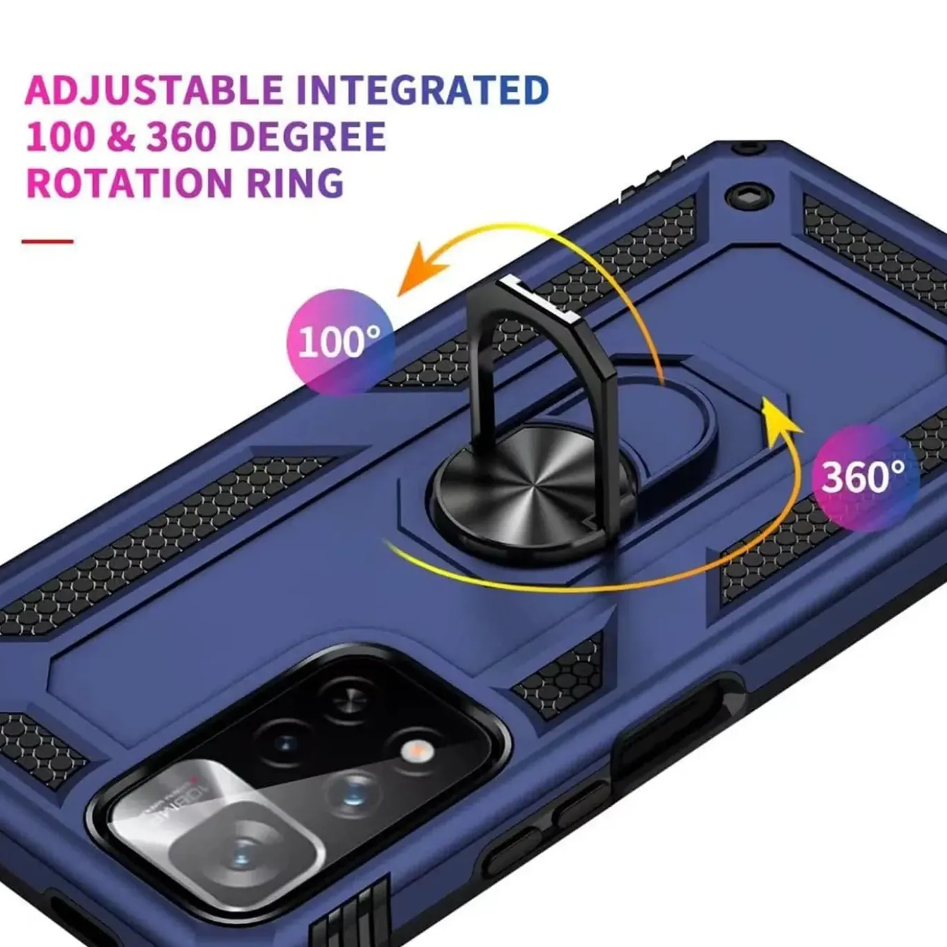 Xiaomi Redmi Note 11 Pro+ 5G - Outdoor Hardcase mit Ringhalter