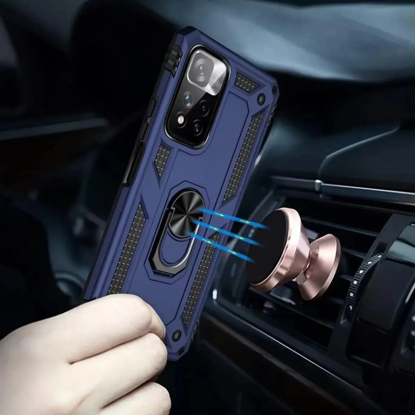 Xiaomi Redmi Note 11 Pro+ 5G - Outdoor Hardcase mit Ringhalter