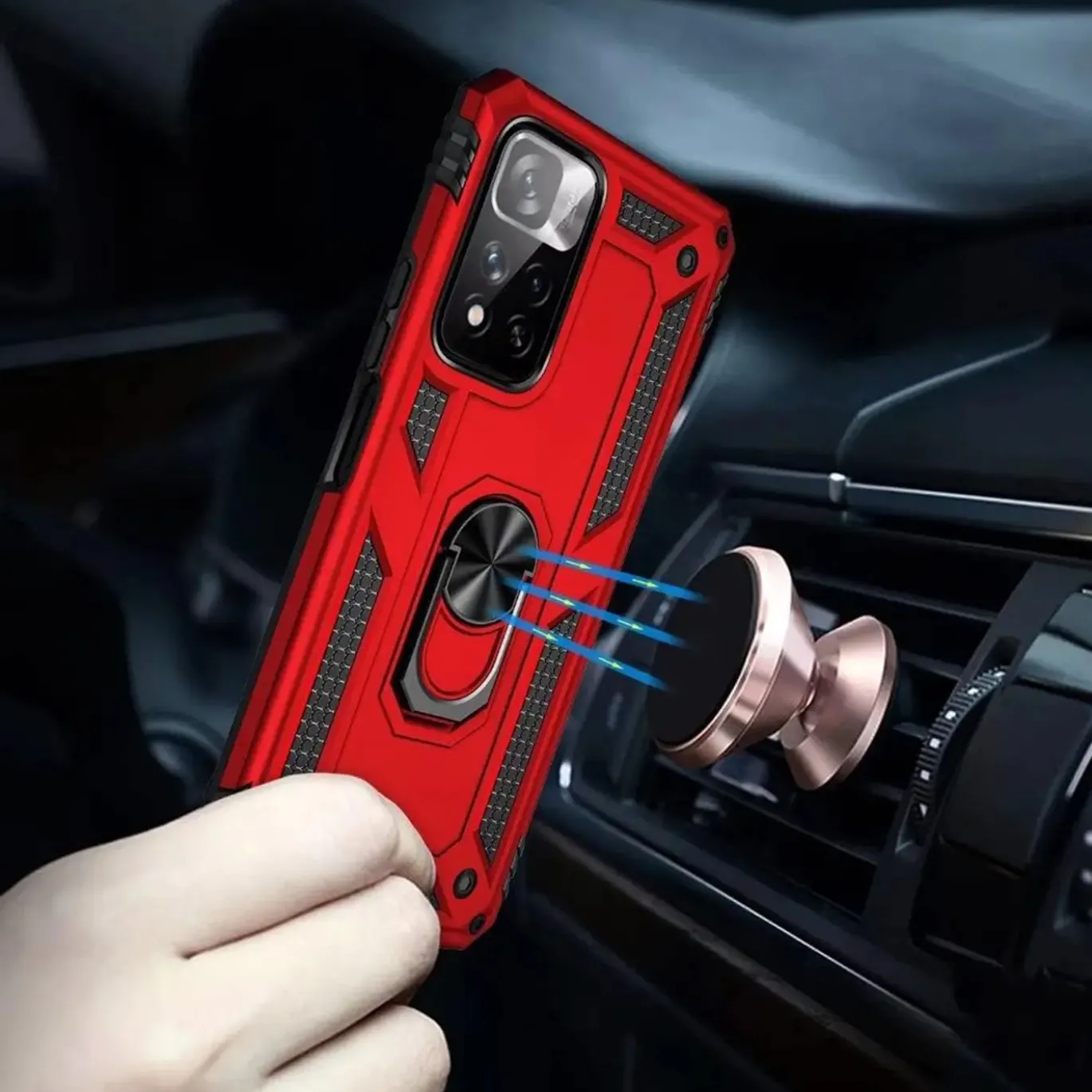 Xiaomi Redmi Note 11 Pro+ 5G - Outdoor Hardcase mit Ringhalter