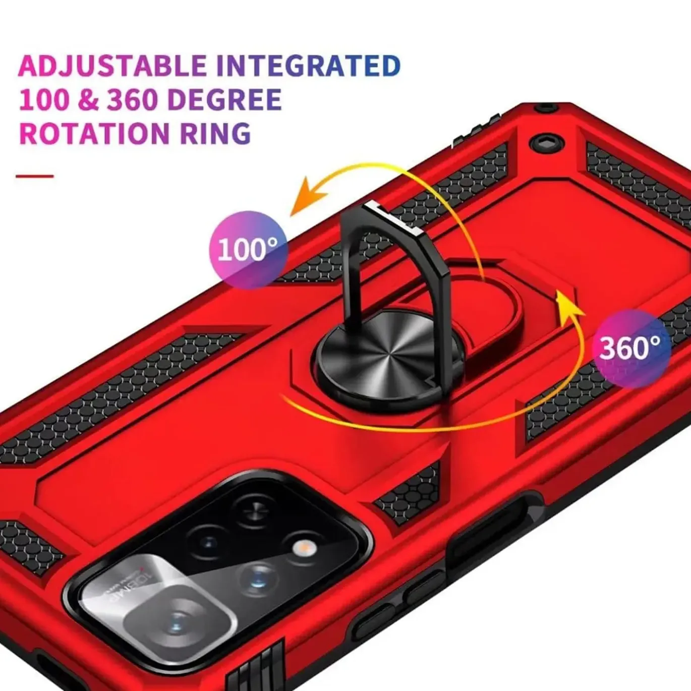 Xiaomi Redmi Note 11 Pro+ 5G - Outdoor Hardcase mit Ringhalter