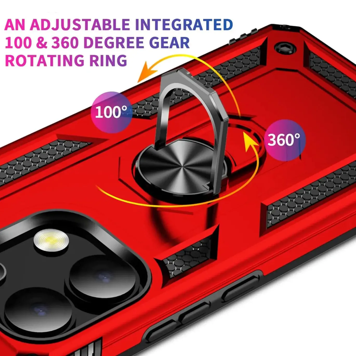 Xiaomi Redmi Note 13 Pro 4G - Outdoor Hardcase mit Ringhalter