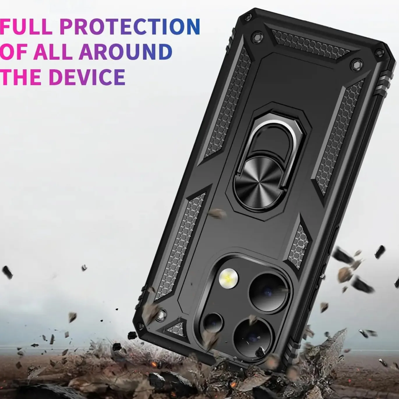 Xiaomi Redmi Note 13 Pro 4G - Outdoor Hardcase mit Ringhalter