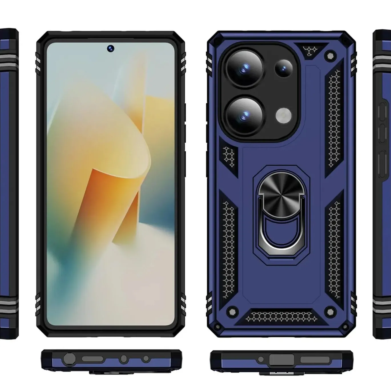 Xiaomi Redmi Note 13 Pro 4G - Outdoor Hardcase mit Ringhalter