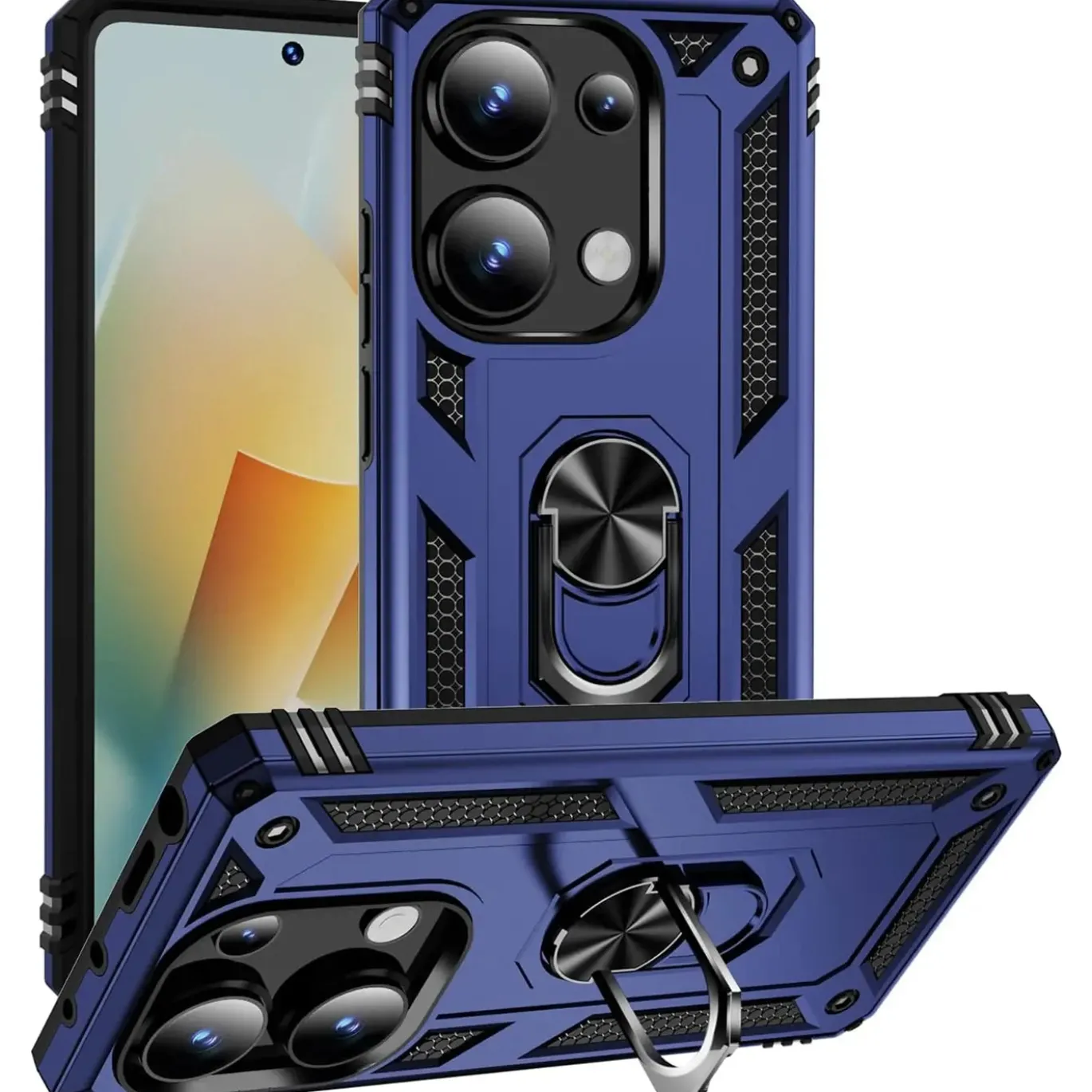 Xiaomi Redmi Note 13 Pro 4G - Outdoor Hardcase mit Ringhalter