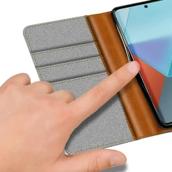 Xiaomi Redmi Note 13 Pro+ 5G - Jeanslook Klapphülle mit Kartenfach