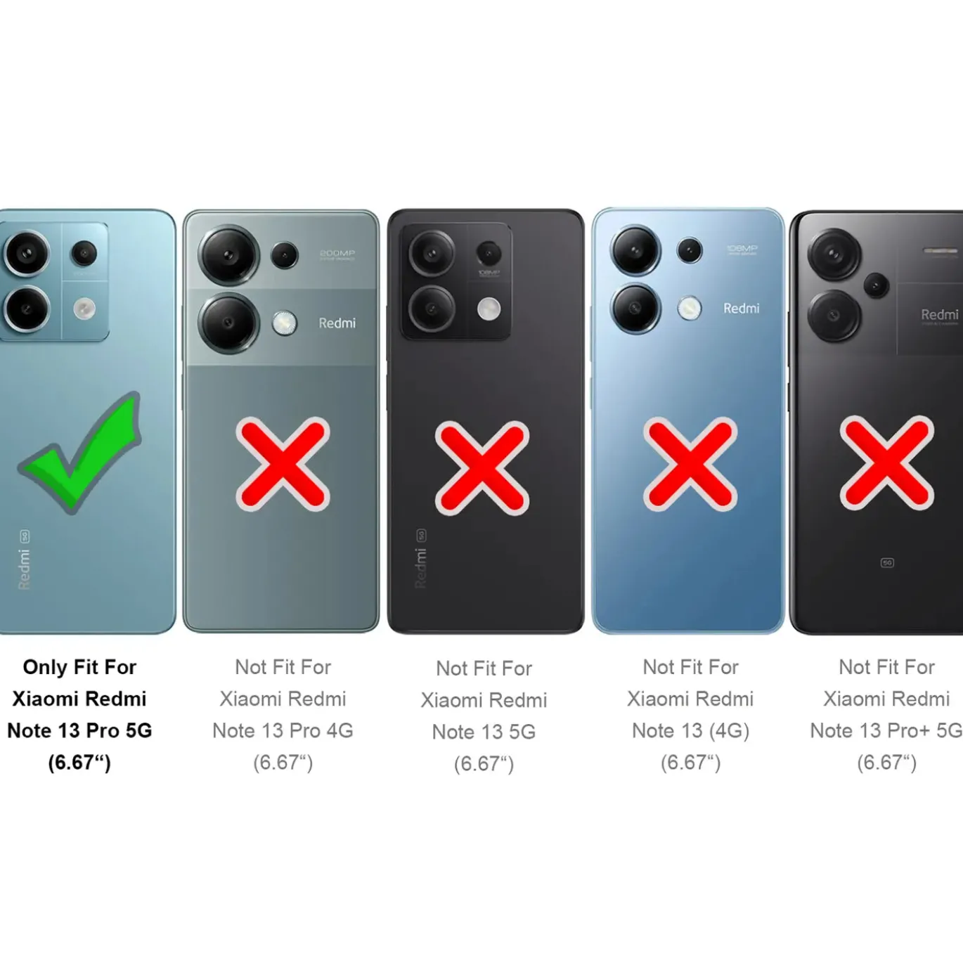 Xiaomi Redmi Note 13 Pro 5G - Carbon Case Hülle, stoßfest