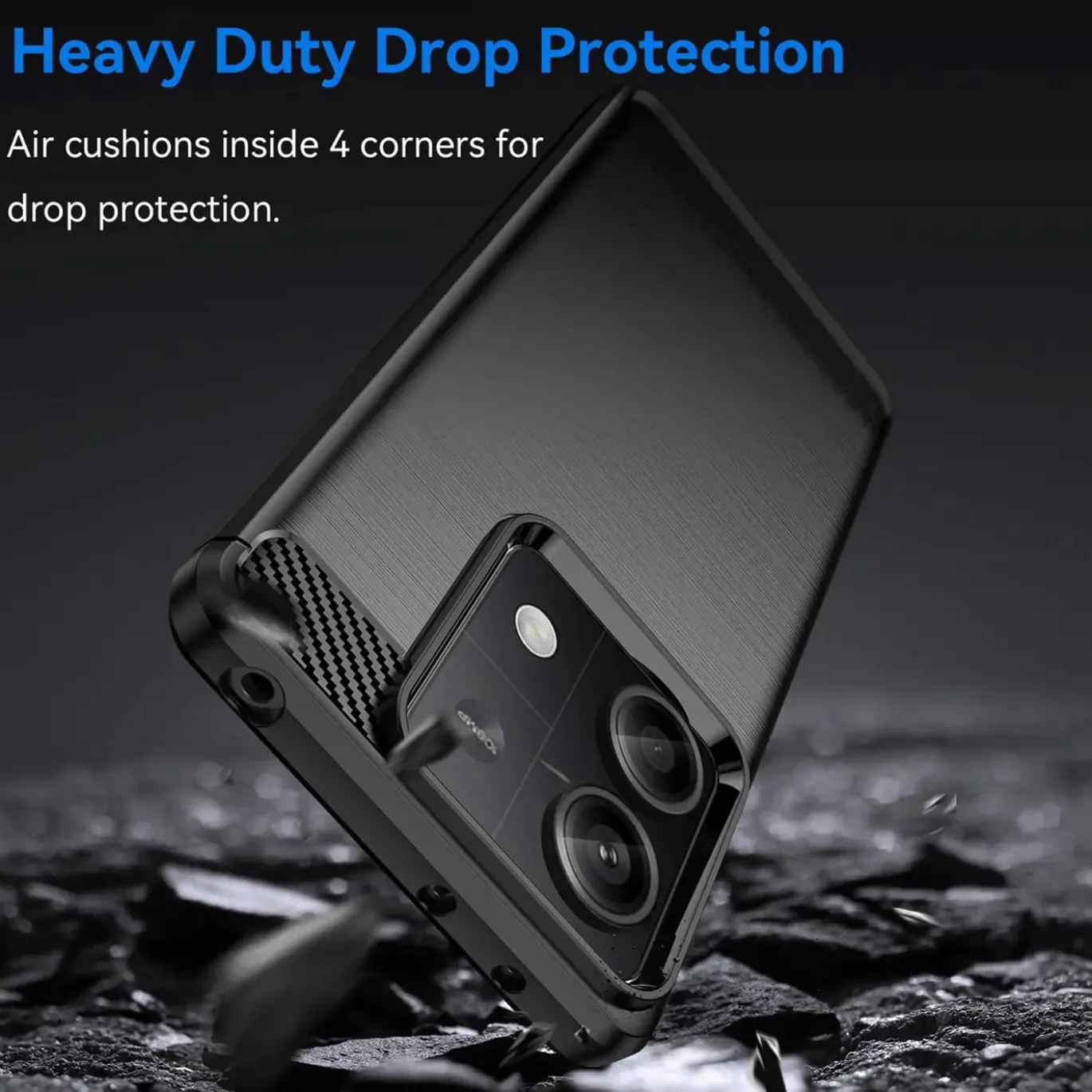 Xiaomi Redmi Note 13 Pro 5G - Carbon Case Hülle, stoßfest