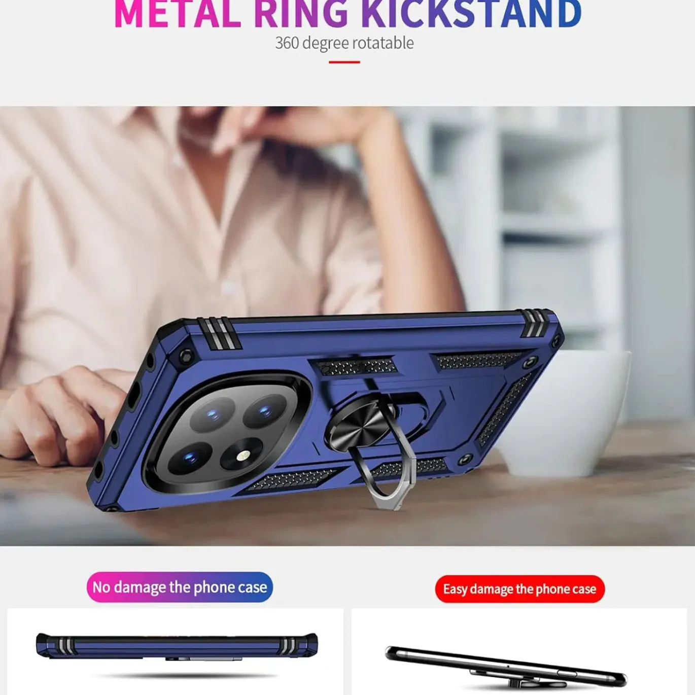 Xiaomi Redmi Note 14 Pro+ 5G - Outdoor Hardcase mit Ringhalter