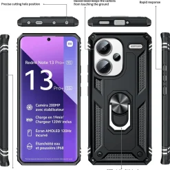 Xiaomi Redmi Note 13 Pro+ 5G - Outdoor Hardcase mit Ringhalter