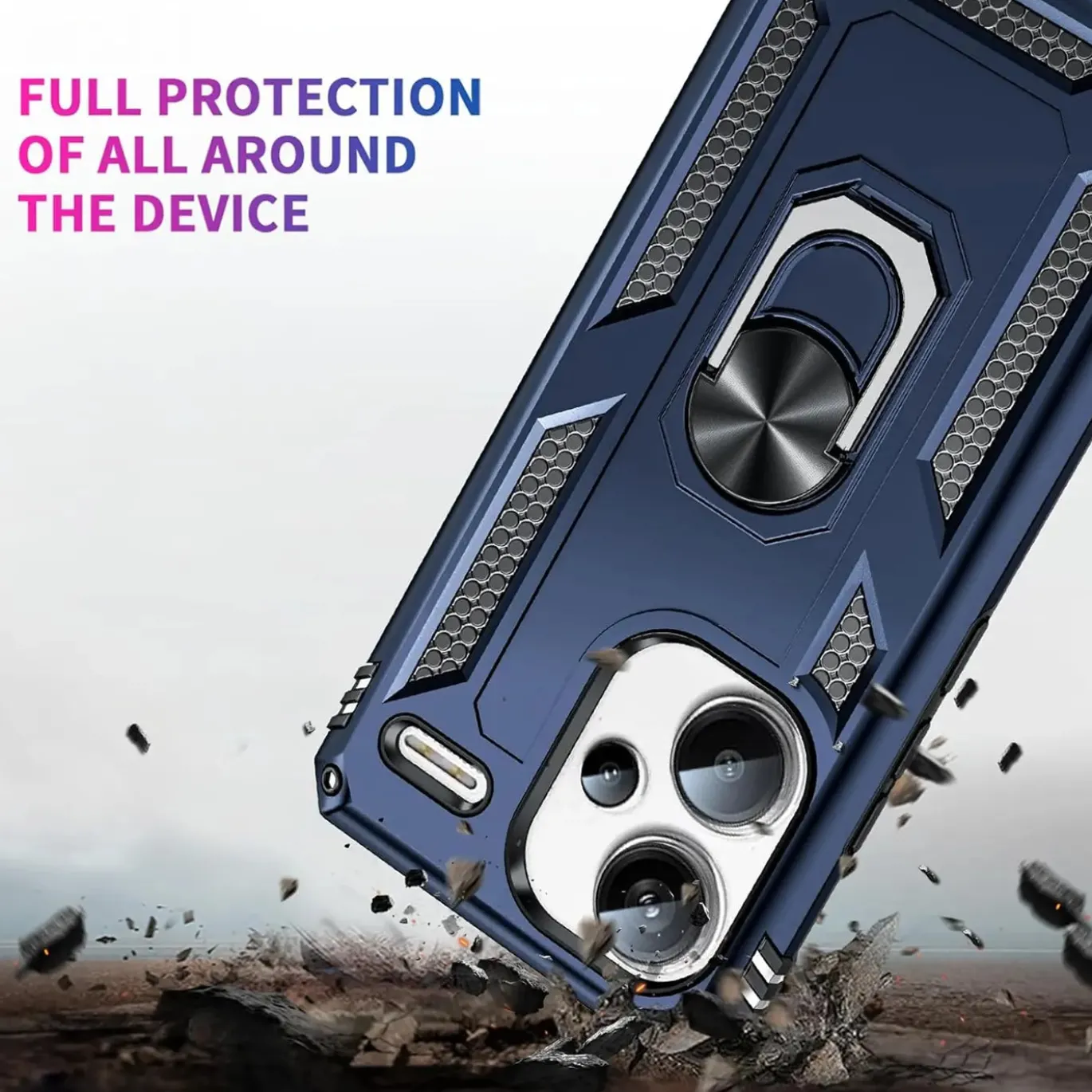 Xiaomi Redmi Note 13 Pro+ 5G - Outdoor Hardcase mit Ringhalter