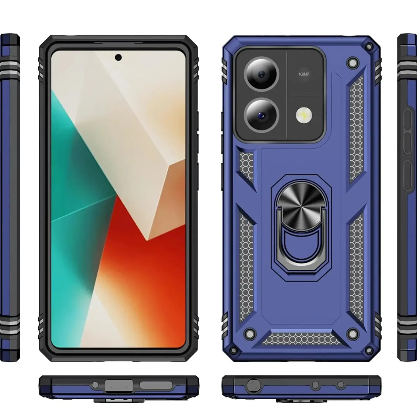 Xiaomi Redmi Note 13 Pro 5G - Outdoor Hardcase mit Ringhalter