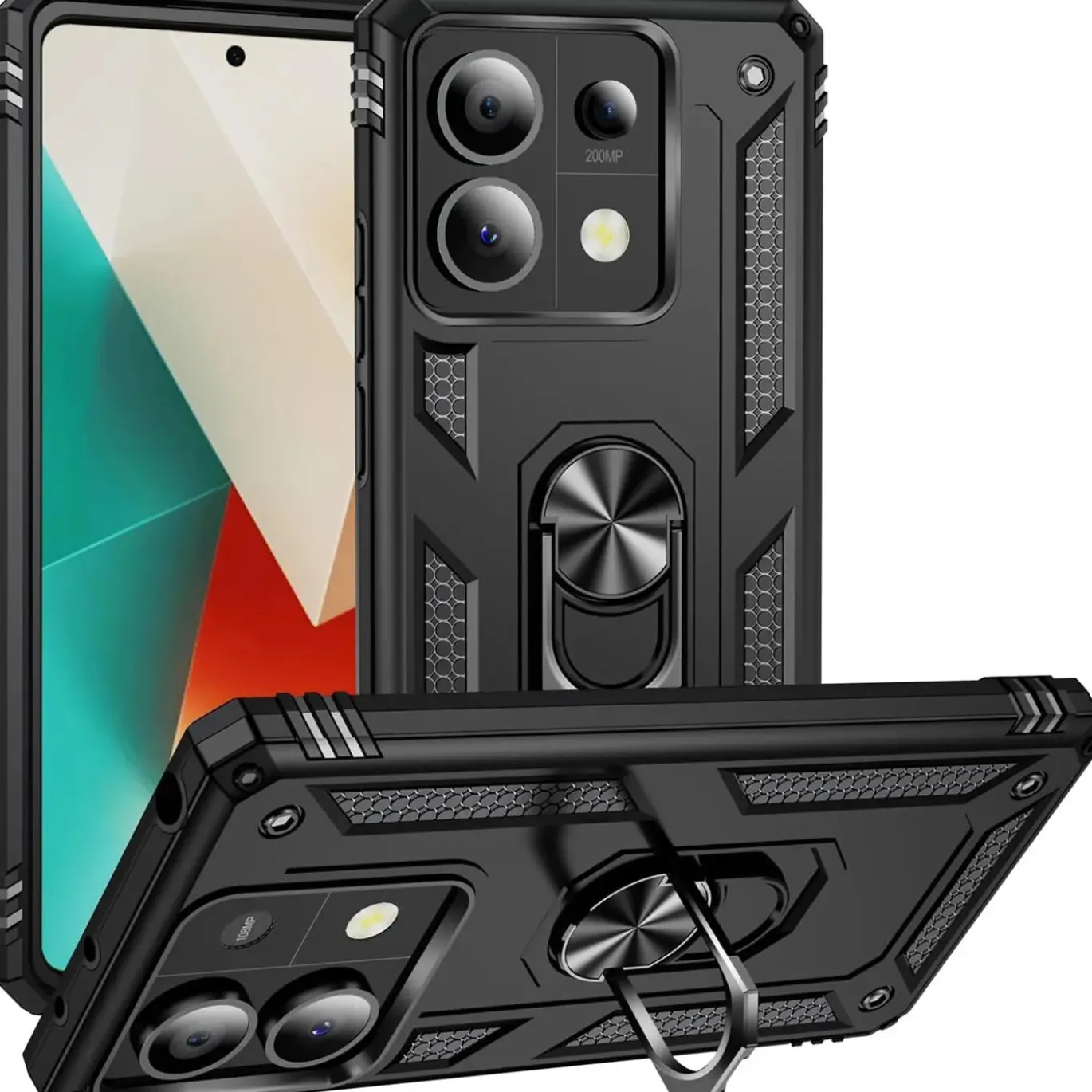 Xiaomi Redmi Note 13 Pro 5G - Outdoor Hardcase mit Ringhalter