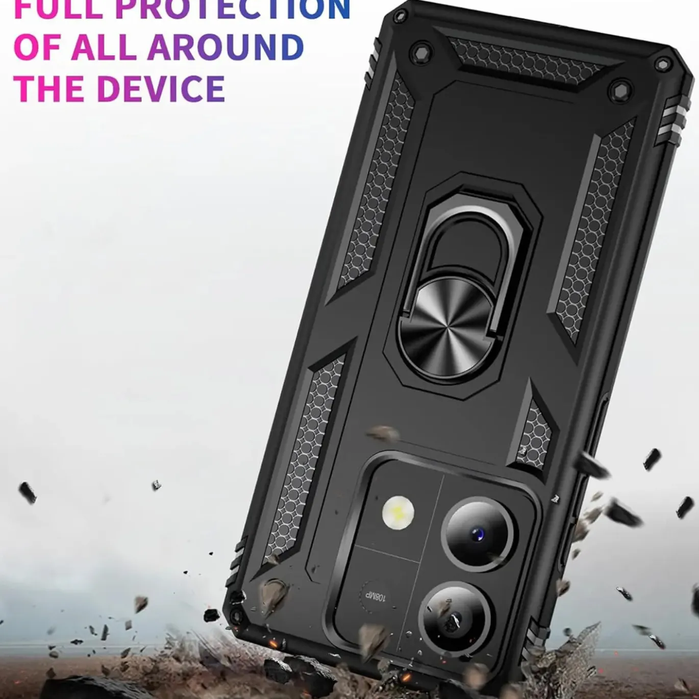 Xiaomi Redmi Note 13 Pro 5G - Outdoor Hardcase mit Ringhalter