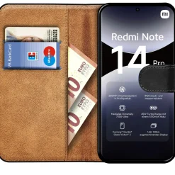 Xiaomi Redmi Note 14 Pro 5G - Klapphülle mit Kartenfächern