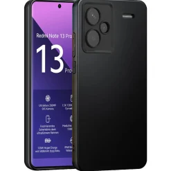 Xiaomi Redmi Note 13 Pro+ 5G - Slim Silikon Backcover Schwarz