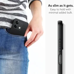 Xiaomi Redmi Note 13 Pro+ 5G - Slim Silikon Backcover Schwarz
