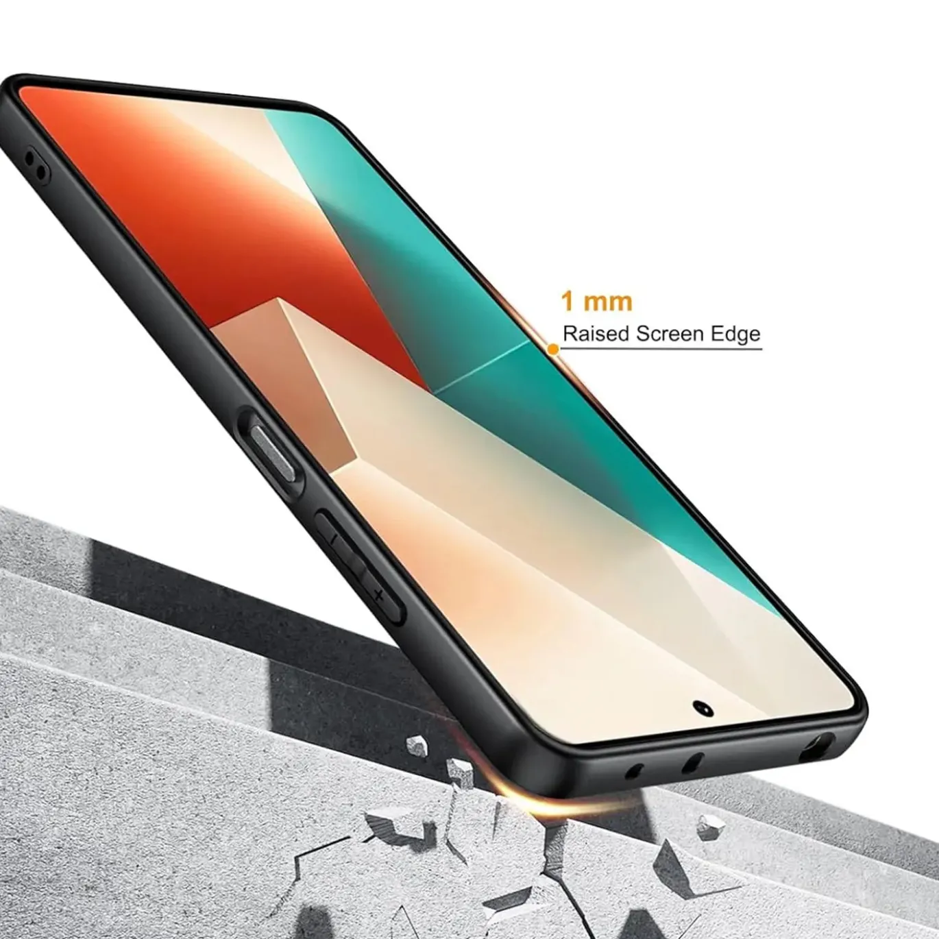Xiaomi Redmi Note 13 Pro+ 5G - Slim Silikon Backcover Schwarz