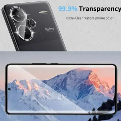 Xiaomi Redmi Note 13 Pro+ 5G - 9H Displayschutzfolie 2x Display & Kamera