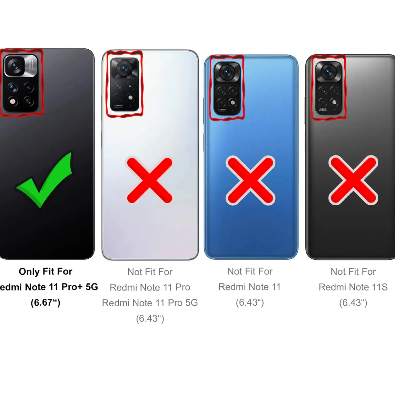 Xiaomi Redmi Note 11 Pro+ 5G - 9H Displayschutzfolie 2x Display & Kamera