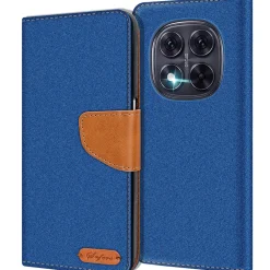 Xiaomi Redmi Note 14 Pro 5G - Jeanslook Klapphülle mit Kartenfach