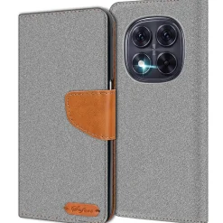 Xiaomi Redmi Note 14 Pro 5G - Jeanslook Klapphülle mit Kartenfach