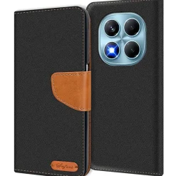 Xiaomi Redmi Note 14 Pro 4G - Jeanslook Klapphülle mit Kartenfach