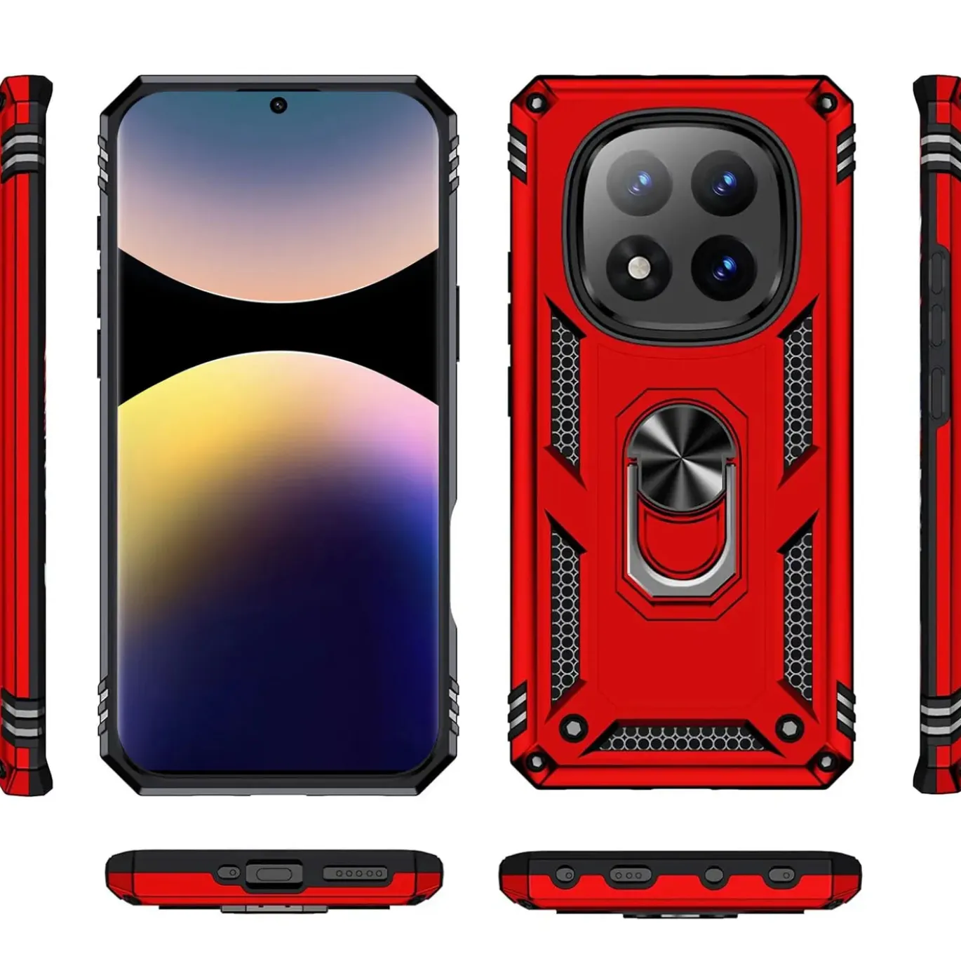 Xiaomi Redmi Note 14 Pro 5G - Outdoor Hardcase mit Ringhalter