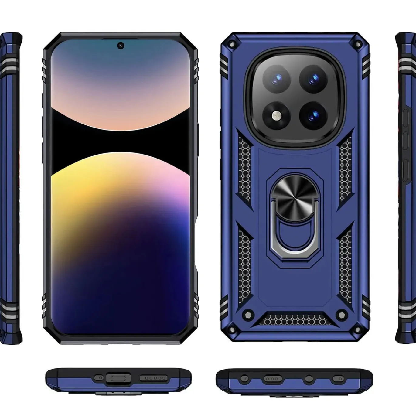 Xiaomi Redmi Note 14 Pro 5G - Outdoor Hardcase mit Ringhalter