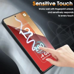 Xiaomi Redmi Note 13 Pro 4G - 9H Displayschutzfolie 2x Display & Kamera