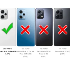 Xiaomi Redmi Note 12 Pro Plus 5G - Klapphülle mit Kartenfächern