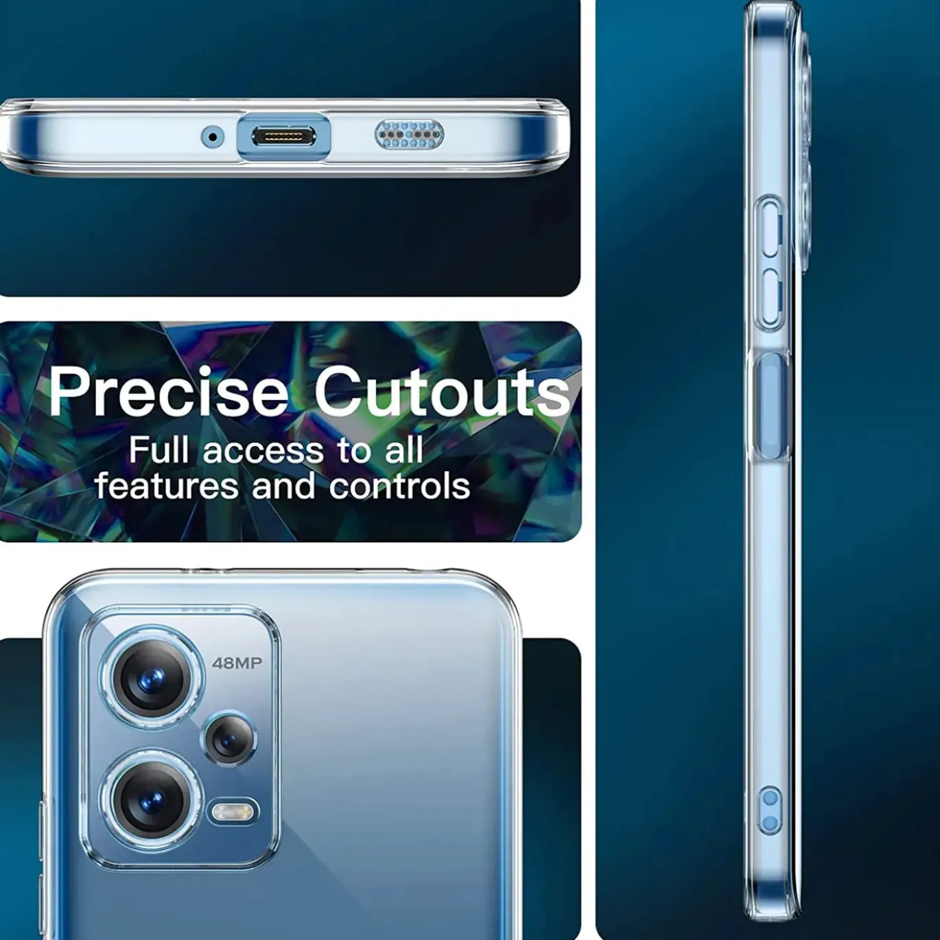 Xiaomi Redmi Note 12 Pro Plus 5G - Slim Clear Case Hülle