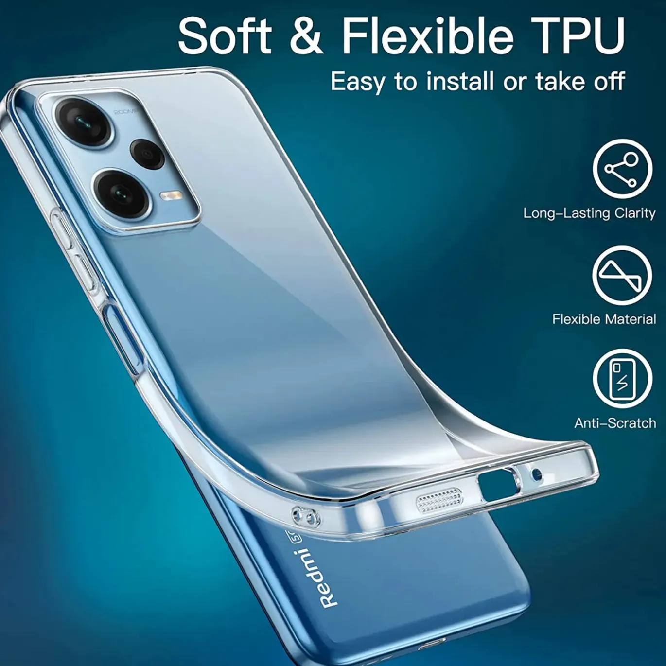 Xiaomi Redmi Note 12 Pro Plus 5G - Slim Clear Case Hülle