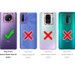 Xiaomi Redmi Note 9T - Slim Silikon Backcover Schwarz