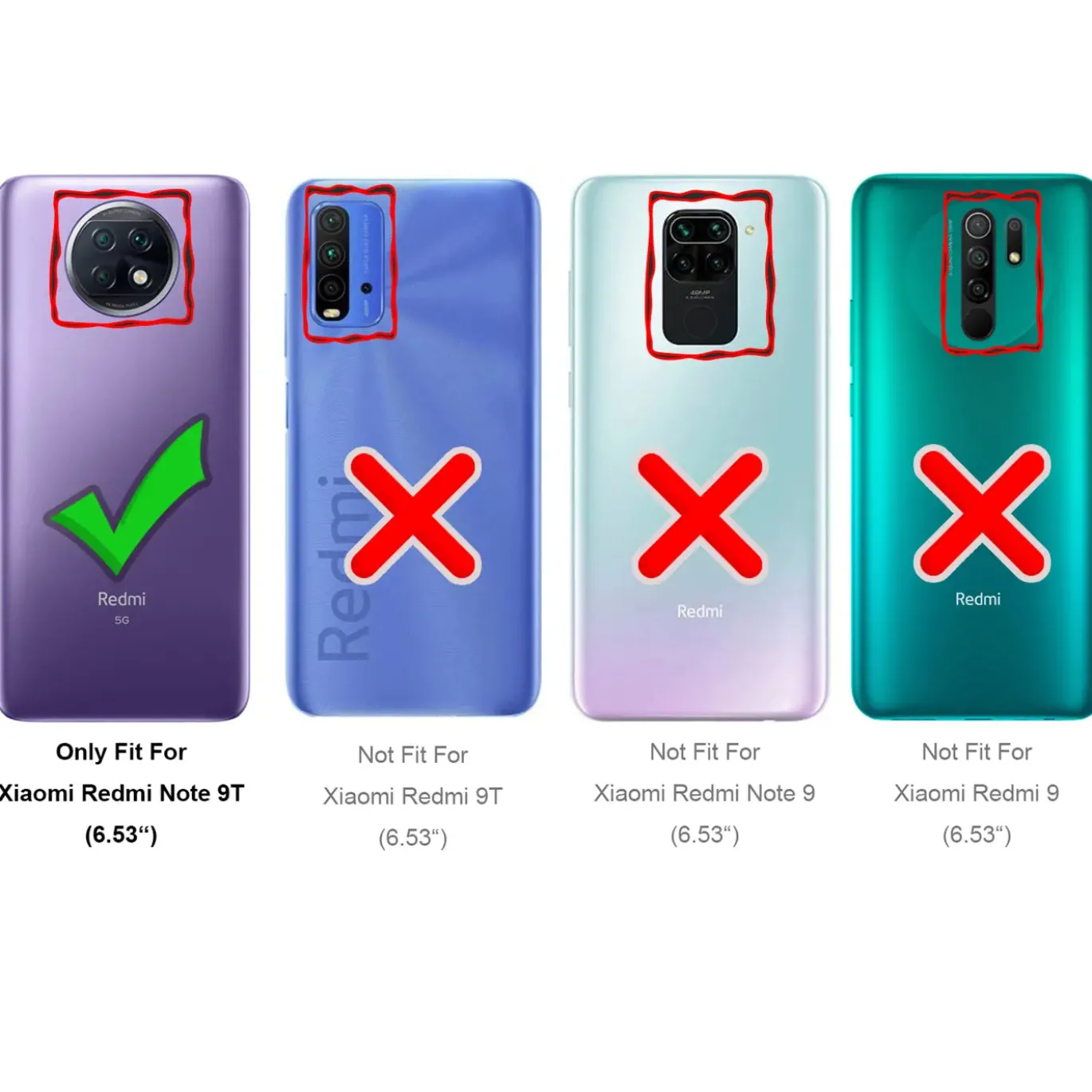 Xiaomi Redmi Note 9T - Slim Silikon Backcover Schwarz