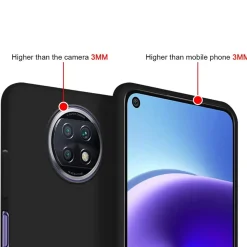 Xiaomi Redmi Note 9T - Slim Silikon Backcover Schwarz
