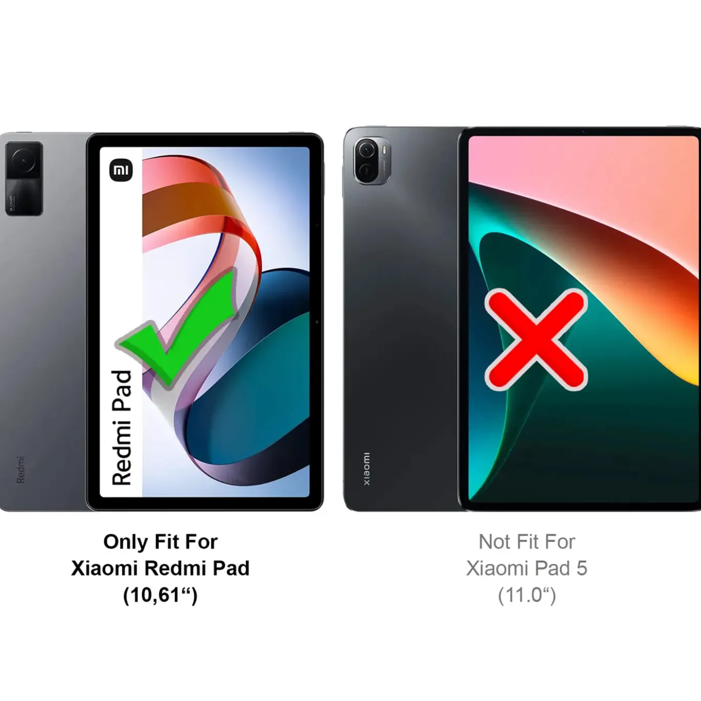Xiaomi Redmi Pad - Tablet Klapphülle im Jeanslook