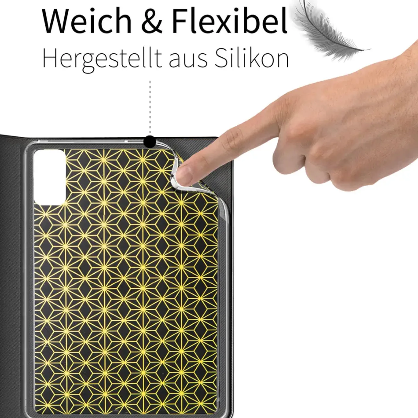 Xiaomi Redmi Pad SE - Tablet Klapphülle im Jeanslook