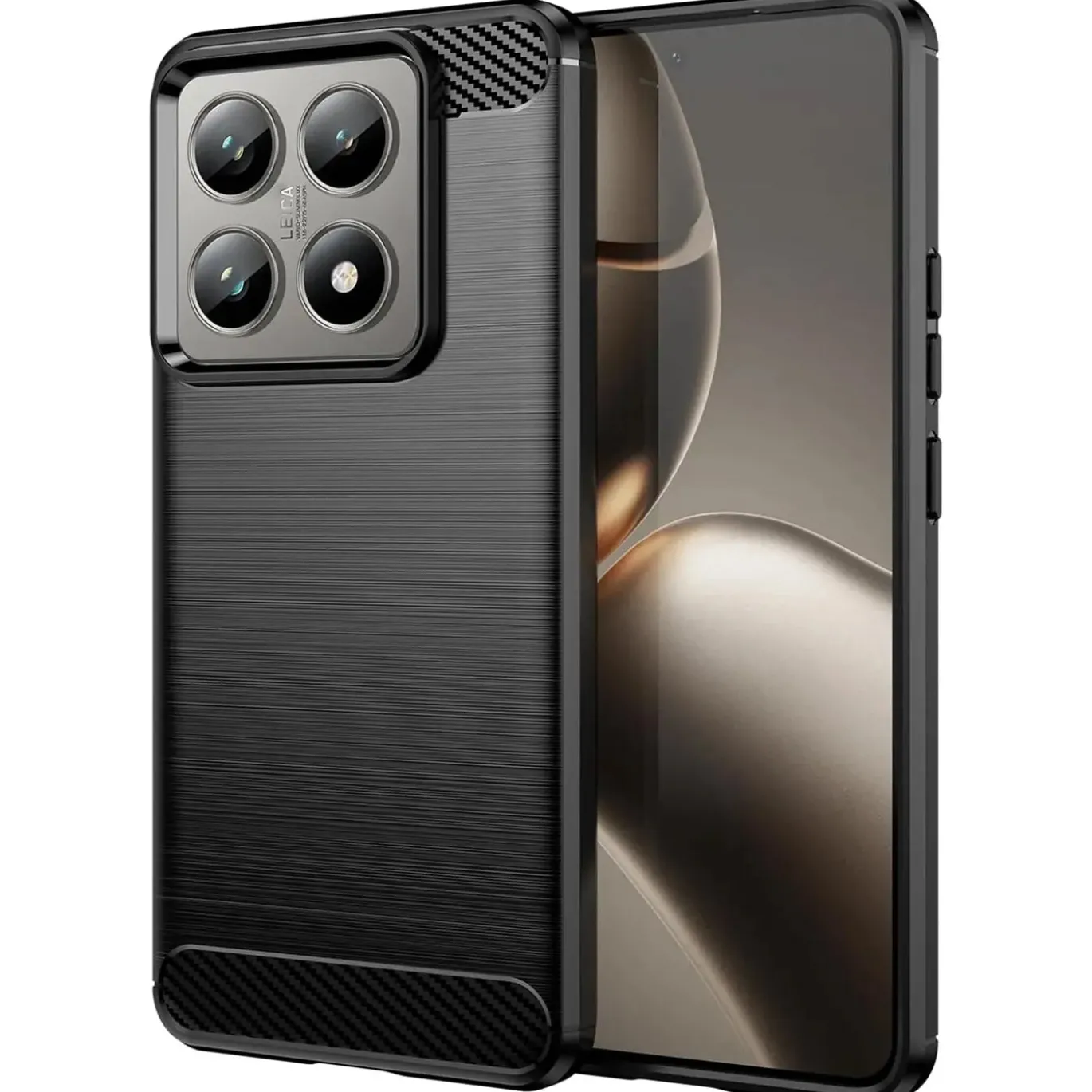 Xiaomi 14T - Carbon Case Hülle, stoßfest