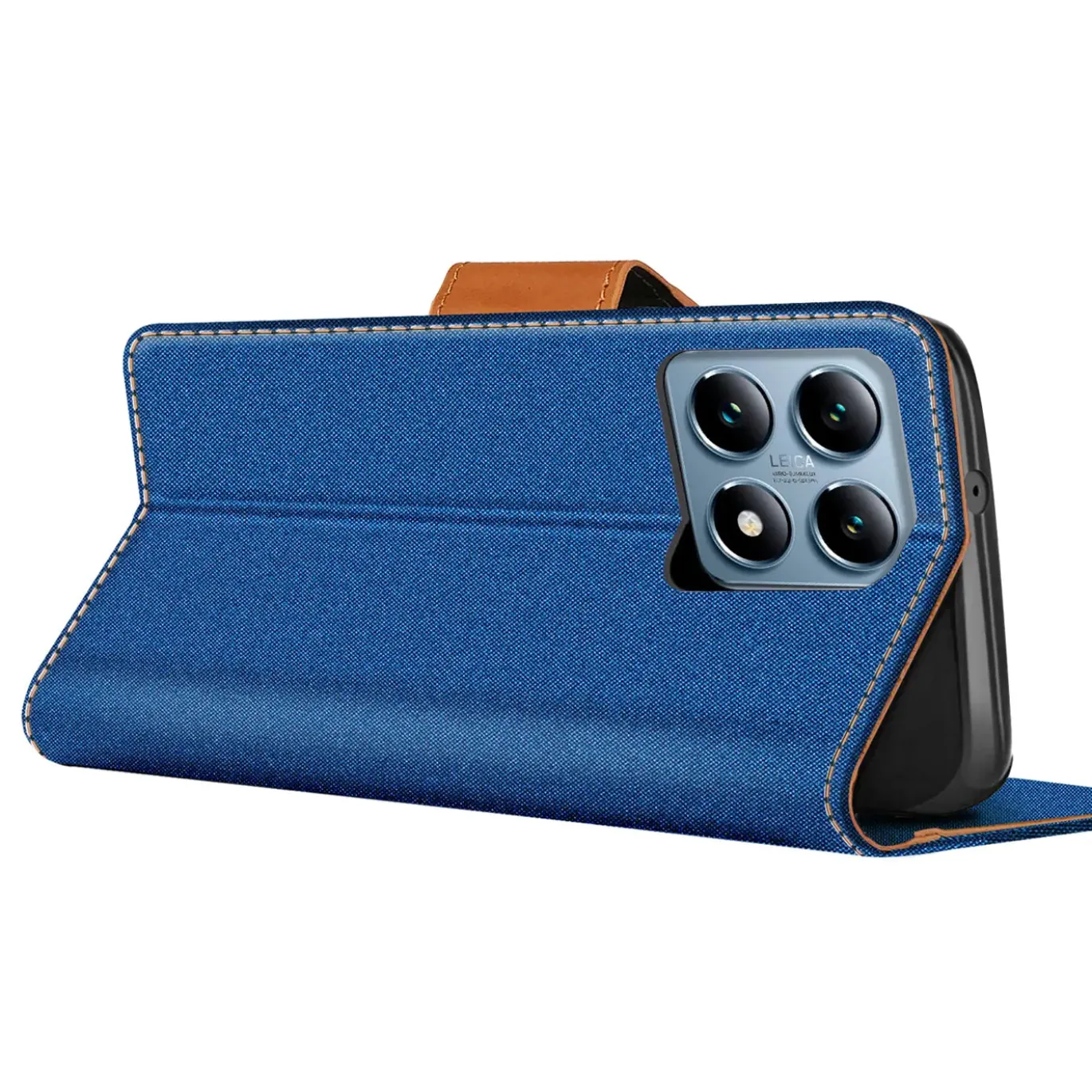 Xiaomi 14T - Jeanslook Klapphülle mit Kartenfach