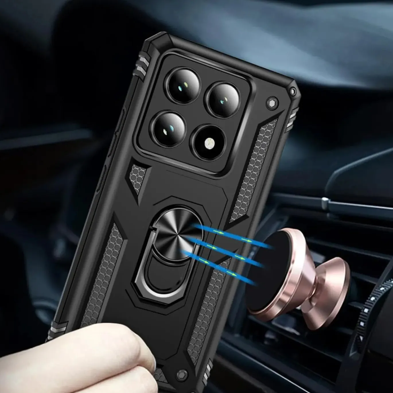 Xiaomi 14T - Outdoor Hardcase mit Ringhalter