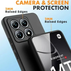 Xiaomi 14T - Slim Silikon Backcover Schwarz