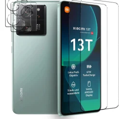 Xiaomi 13T / 13T Pro - 9H Displayschutzfolie 2x Display & Kamera