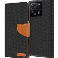 Xiaomi 13T / 13T Pro - Jeanslook Klapphülle mit Kartenfach